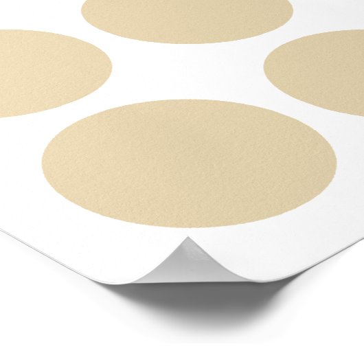 Ivory Neutrale Stippen Poster (Hoek)