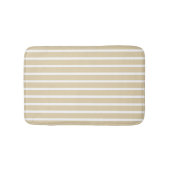 Ivory Neutrale Stripes Badmat (Voorkant)
