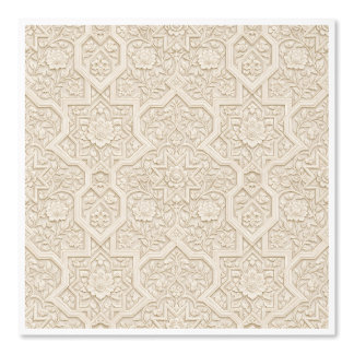 Ivory Palace Reliëf | Perzische Bloem Geometrisch( Behang