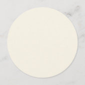 Ivory Palette Tea Party Bridal Shower Kaart (Achterkant)