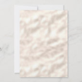 Ivory Palm Pampas Cinnamon Rozen Weddenschap Kaart (Achterkant)