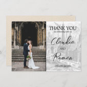 Ivory Paris Passport Bedankkaart (Voorkant / Achterkant)