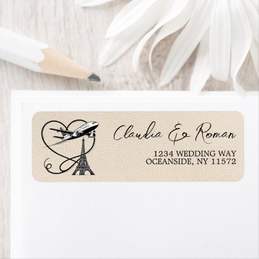 Ivory Paris Passport Etiket (Insitu)