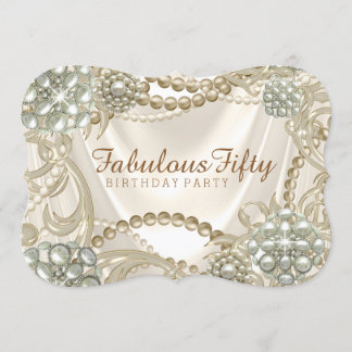 Ivory Pearl verjaardagsfeestje Kaart