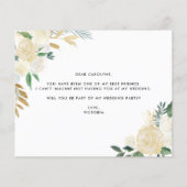 Ivory Peonies zal je zijn mijn Bridesmaid (Achterkant)