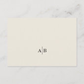 Ivory Photo Wedding Details Informatiekaartje (Achterkant)