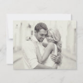 Ivory Pink and Gold Floral Boho Wedding Photo Save The Date (Achterkant)