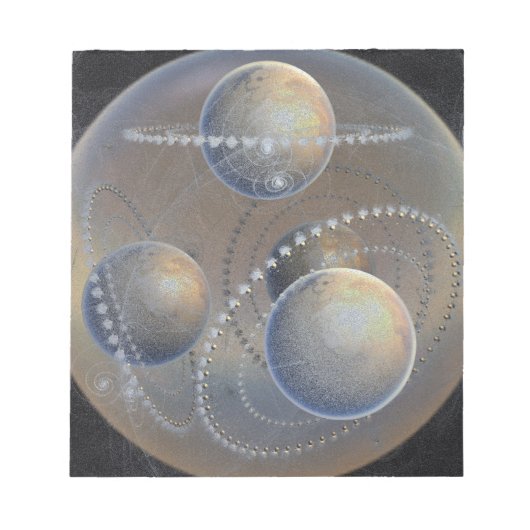 Ivory Planets Notitieblok (Voorkant)