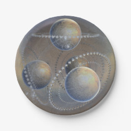 Ivory Planets Papieren Bordje
