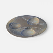 Ivory Planets Papieren Bordje (Gekanteld)