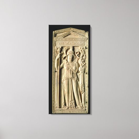 Ivory relief tablet canvas afdruk (Voorkant)