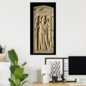 Ivory relief tablet poster (Thuiskantoor)
