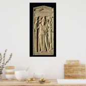 Ivory relief tablet poster (Keuken)