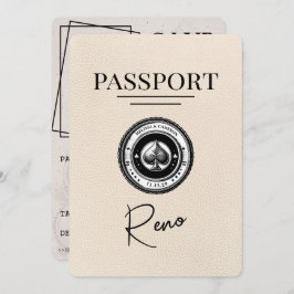 Ivory Reno Passport Bewaar de datum Save The Date