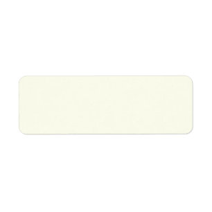 Ivory Return-adreslabel Etiket