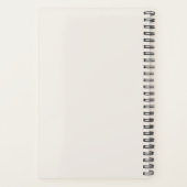 Ivory Ronde Custom Logo business branded Planner (Achterkant)