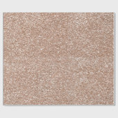 Ivory Roos Gold Abstract Glitter Bridal 16e Cadeaupapier (Vlak)