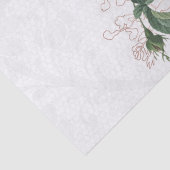 Ivory-Roos-Gold Floral Lace Bouquet-loskoppeling Tissuepapier (Detail)