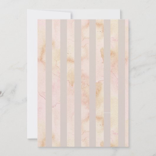 Ivory Roos Hydrangea Floral Wedding Kaart (Achterkant)