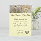 Ivory Roos Weddenschap Kaart (Staand voorkant)