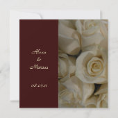 Ivory Roos Weddenschap Kaart (Achterkant)