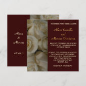 Ivory Roos Weddenschap Kaart (Voorkant / Achterkant)