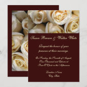 Ivory Roos Weddenschap Kaart (Voorkant / Achterkant)