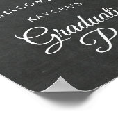 Ivory Rozen & Glitter Graduparty Welcome Poster (Hoek)