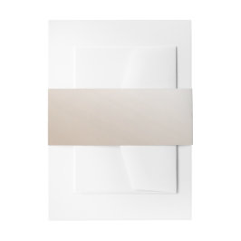Ivory Satin Bellyband Uitnodigingen Wikkel