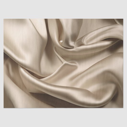 Ivory Satin Luxury Tissuepapier (Voorkant)