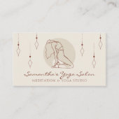 Ivory Secret Geometry Instructor Gym Pilates Yoga Visitekaartje (Voorkant)