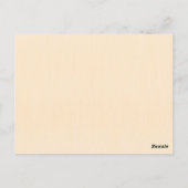 Ivory Shiny Elegant Sparkly Save the Date Briefkaart (Achterkant)