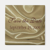 Ivory Silk Save the Date Magnet (Voorkant)