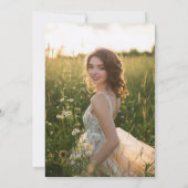 Ivory Simple Modern Miss to Mrs Vrijgezellenfeest Kaart (Achterkant)