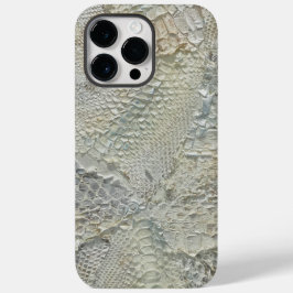 Ivory Snake Skin iPhone 14 Hoesje