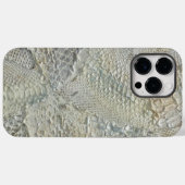 Ivory Snake Skin iPhone 14 Hoesje (Achterkant (horizontaal))