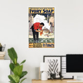 Ivory Soap Oude Poster Prints (Thuiskantoor)