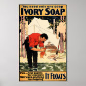 IVORY SOAP U hebt slechts één  advertentie nodig Poster (Voorkant)