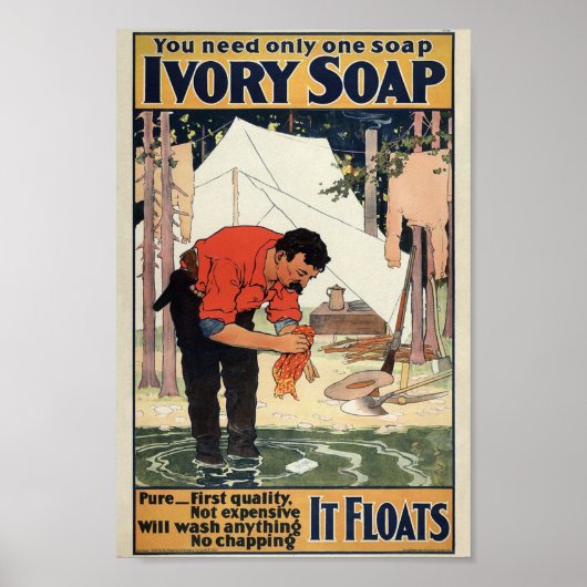 Ivory Soap Vintage Poster (Voorkant)