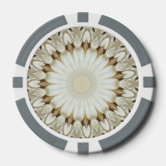 Ivory Starburst Pokerchips