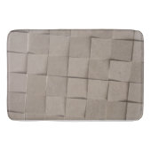 Ivory-tan-vierkant vierkant zandbeige tegel badmat (Voorkant)