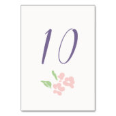 Ivory | Trouwtafel nummer Plat  Kaart (Voorkant)