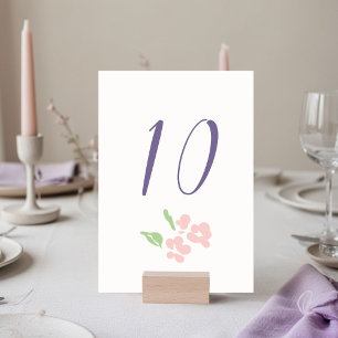 Ivory   Trouwtafel nummer Plat  Kaart