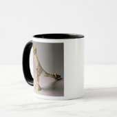 Ivory tusk drink hoorn met zilverkieuwingen mok (Voorkant links)