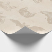 Ivory Vampyre Vleermuizen Cadeaupapier (Hoek)