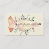 Ivory Vanilla Bakery Flowers Cake Pastry Visitekaartje (Voorkant)