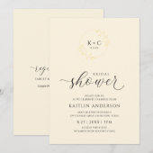 Ivory Vrijgezellenfeest Elegant Delicate Calligraf Kaart (Voorkant / Achterkant)