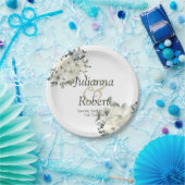 Ivory waterverf bord voor bloemetjesbruiloft (Feest)