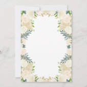 Ivory Waterverf Floral met Gold | Sip en Zie Kaart (Achterkant)