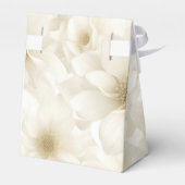 Ivory Wedding Flower Design Bedankdoosjes (Achterkant)